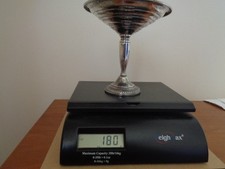 Vtg  Empire Sterling  Weighted Compote  Pattern 61  Scrap  180 grams