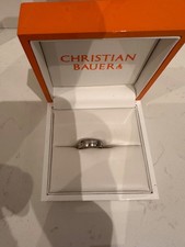 Christian Bauer Platinum + 18k  Yellow Gold Gents Ring Genuine Size U Hallmarked