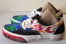 Vans Era "Love Mother Earth" Shoes- Women's size 7, Men's size 5.5- model 721356