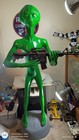Space Rambo 64″ Aluminum Casting Space Alien Extraterrestrial with AR-15 Rifle — photo 2