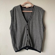 Vintage 90s Streetwear Grandpacore Grid Chunk...