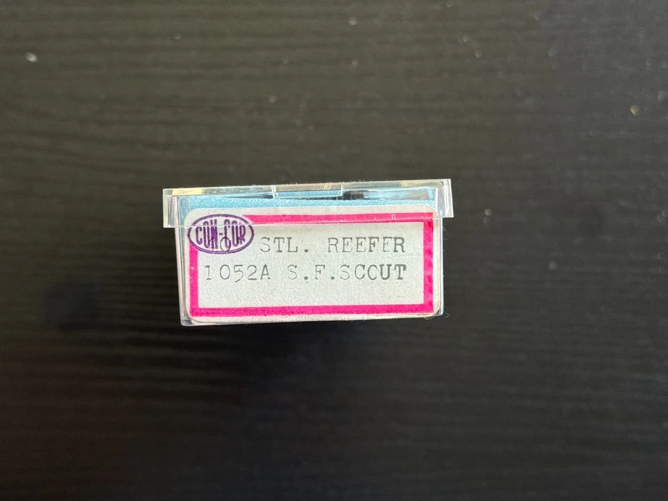 N Con-Cor 1052A Reefer Santa Fe SCOUT SFRD 11843 - ME1730 - Image 2 of 2