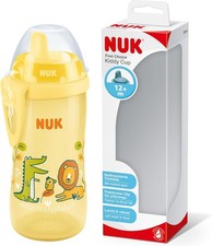 NUK Kiddy Cup Toddler Cup | 12+ Months | 300 ml | Leak-Proof Toughened Spout | C