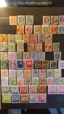 Lot timbres belges  2 pages