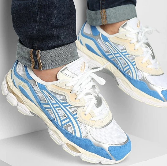ASICS Gel NYC White Blue Coast for Sale | Authenticity Guaranteed