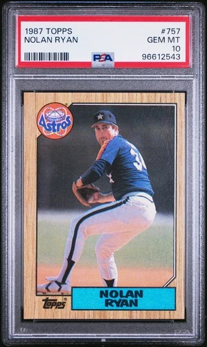 1987 Topps #757 Nolan Ryan PSA 10