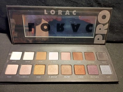 Lorac Pro Palette Shimmer & Matte Eye Shadow Palette RARE Discontinued 4099-PRO