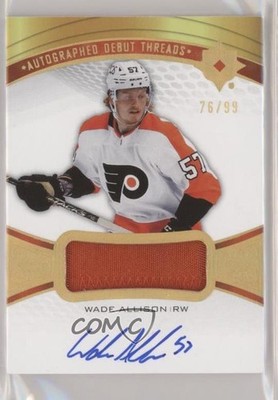 2021-22 Ultimate Collection Debut Threads 76/99 Wade Allison Rookie Auto RC 0t02