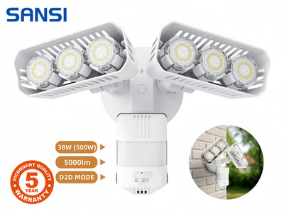 500W LED Motion Sensor Security Lights Outdoor Waterproof Home Garden Wall Lamp