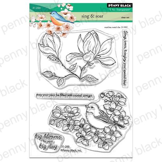 Penny Black Clear Stamps - Sing & Soar 31-200