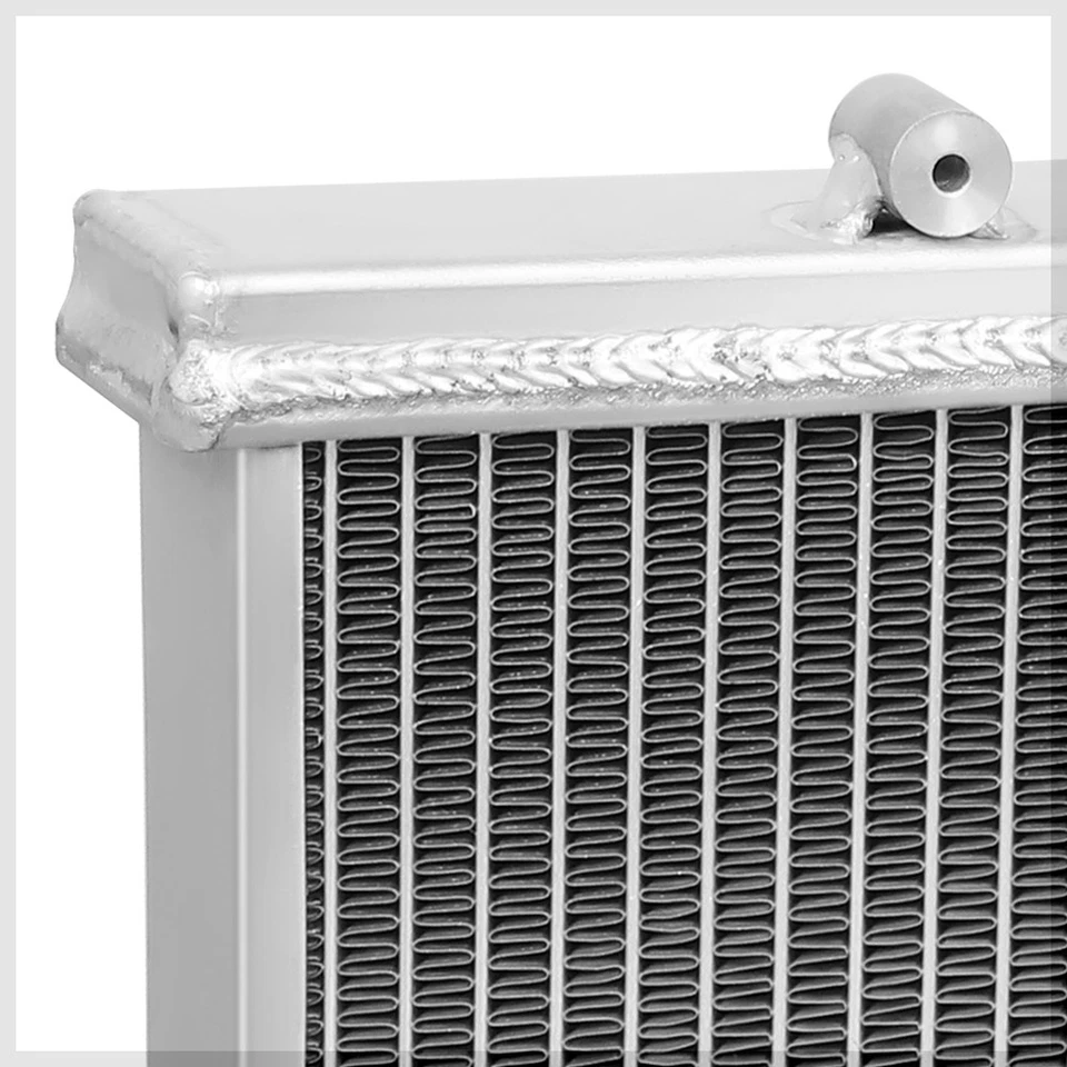 Radiador de rendimiento de aluminio de 2 filas con núcleo para 91-99 Nissan Sentra/200SX/NX manual Foto 4 de 4