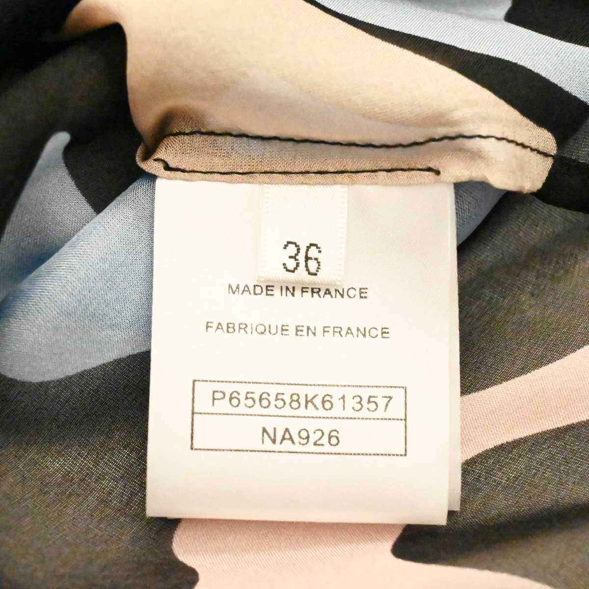 CHANEL Coco Mark Coco Button Silk Long Sleeve Blo… - image 10