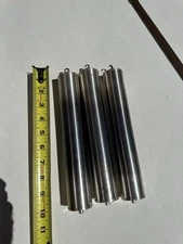 Set Of 3 Vintage Large Cylinder Clock Weights Silver Germany Urgos Trend Zeeland