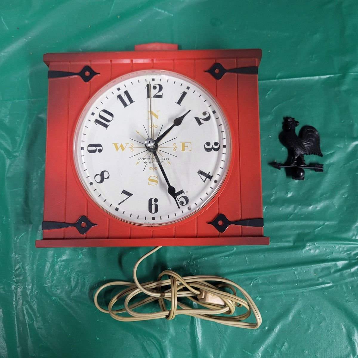 アメリカ製 50's？ WESTCLOX electric ヴィンテージ 時計 Vintage Westclox Electric Countryside Wall Clock,works great | eBay