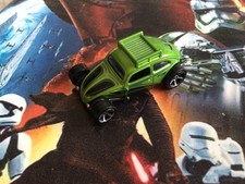 Hot Wheels Custom Volkswagen Beetle Car Green Made in Malaysia