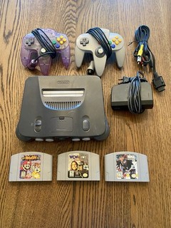 Console Nintendo 64 Bundle Grigio Antracite Testata Ottime Condizioni Funzionante