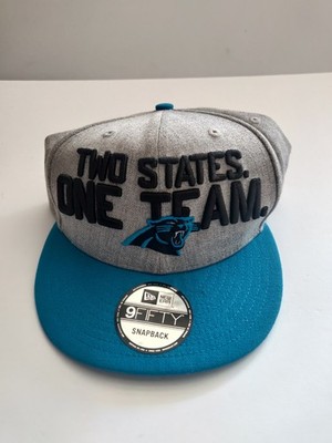 Women s Carolina Panthers NFL Draft Two States. One Team. Snapback Hat New Era