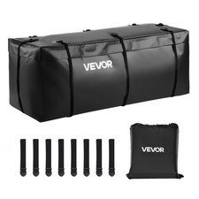 Vevor Hitch Cargo Carrier Bag 59.84 X 23.9 X 24.02 In 20 Cu.ft With 8 Straps
