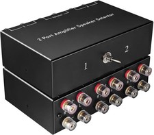 2-Way Audio Switcher Can Support Two Amplifiers, One 