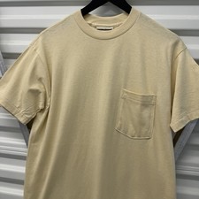 Vintage Banana Republic Pocket T-shirt USA Made Natural Men’s NOS Gap Casual 90s