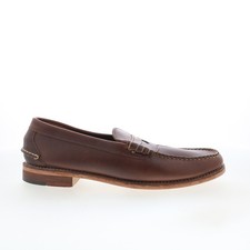 T.B. Phelps 131-23 Made In USA Mens Brown Loafers & Slip Ons Penny Shoes 11