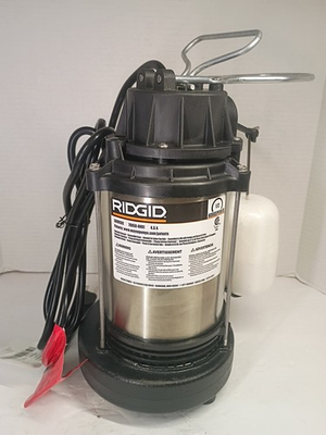 #ad RIDGID 500RSDS 1 2HP Stainless Steel Dual Suction Submersible Sump Pump $169.95
