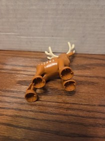 Lego Duplo REINDEER with Antlers Christmas Santa Claus Sleigh Winter Zoo Deer