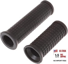 2Pcs Black Bike Long/Short Handlebar Grips for Twising Shifter, Shockproof