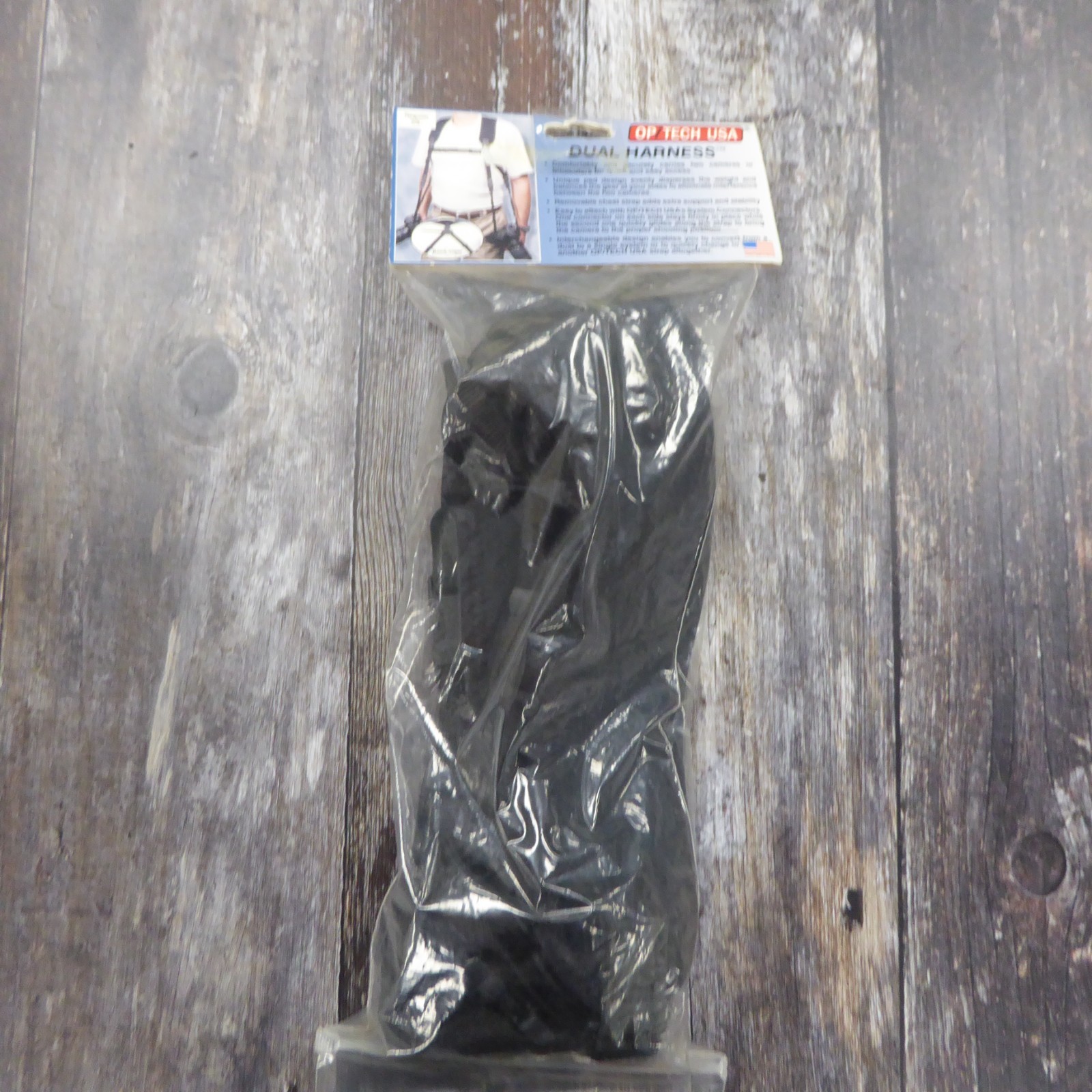 Op/Tech Dual Harness Strap for 2 Cameras - Black