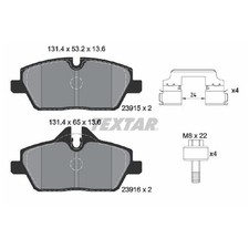 Satz Bremsbeläge Bremsklötze vorne für BMW I3 I01 | 24512906