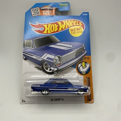 2016 Hot Wheels '63 Chevy II #128 HW Muscle Mania 8/10 Blue | eBay