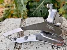 Vintage Shimano Deore FD-MT60 Front Derailleur 28.6 mm Clamp MTB Bottom-Pull