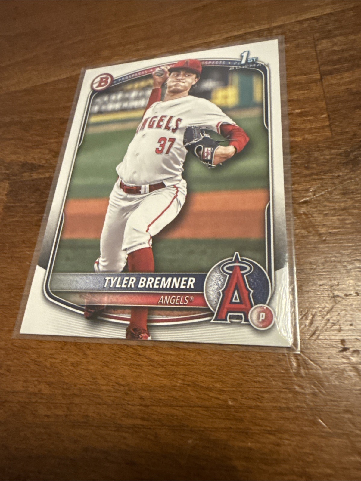 Tyler Bremner 2025 Bowman Draft 1st Bowman Paper Base Los Angeles Angels