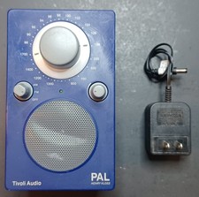 Tivoli Audio PAL Henry Kloss Portable AM FM Radio AC Adapter Blue
