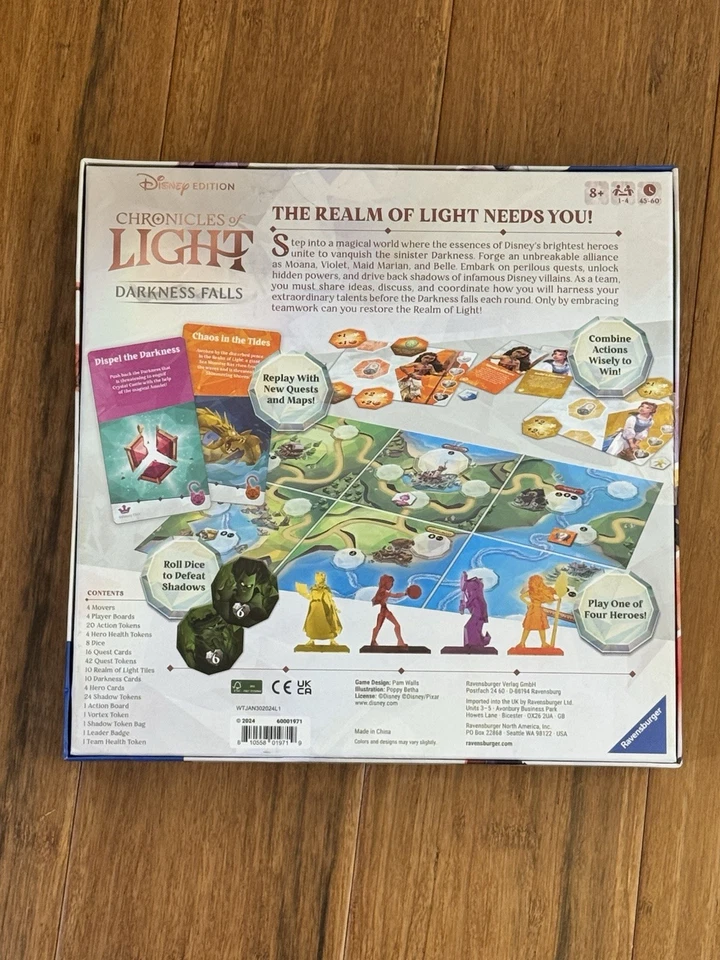 Disney Edition Chronicles Of Light: Darkness Falls Game By Ravensburger - Image 2 of 2