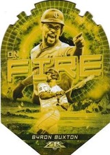 2022 Topps Fire #EF-27 Byron Buxton En Fuego Gold Minted