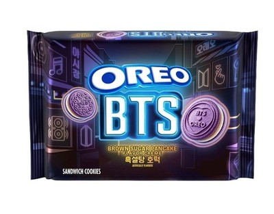 Oreo BTS Brown Sugar Pancake Sandwich Cookies Limited Edition, 10.68 oz
