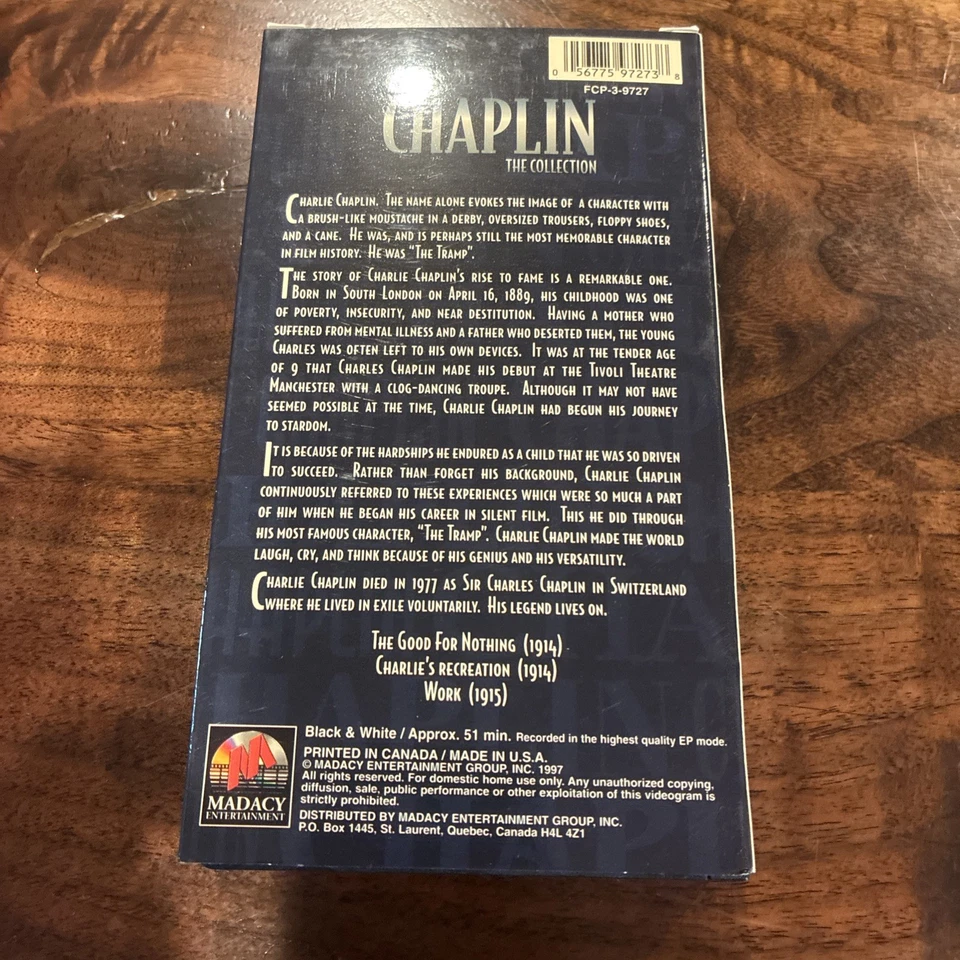 Chaplin The Collection Volume 2 VHS - Image 2 of 4