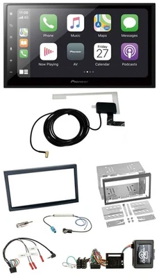 Pioneer USB Lenkrad 2DIN Bluetooth DAB Autoradio für Peugeot 307 2006-2009 PDC - Bild 1 von 4