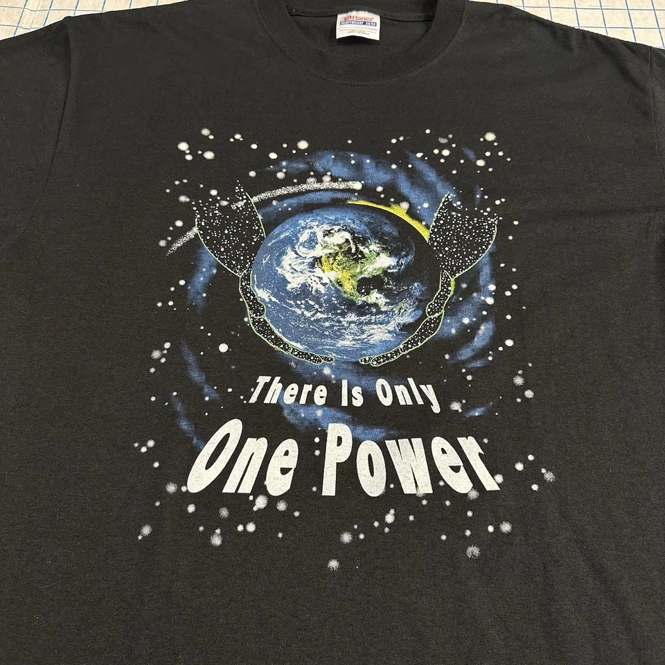 Camiseta De Colección Madre Tierra Espiritismo Hay Solo Un Poder Gaia Divino Foto 3 de 4