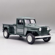 Willys Jeep Pickup 1947 Diecast Model Car 134 - New In Box By Welly Willys Jeep Pickup 1947 Diecast Model Car 134 - New In Box By Welly