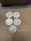 New ListingPeace Silver Dollars Set Of 5