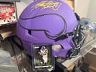 Minnesota Vikings Full Size Helmet Adrian Peterson Autographed Beckett Authenti…