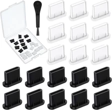 20 Pcs USBC Plug Cover, USB C Dust Cover, Silicone USBC Dust Plug, Charging Port