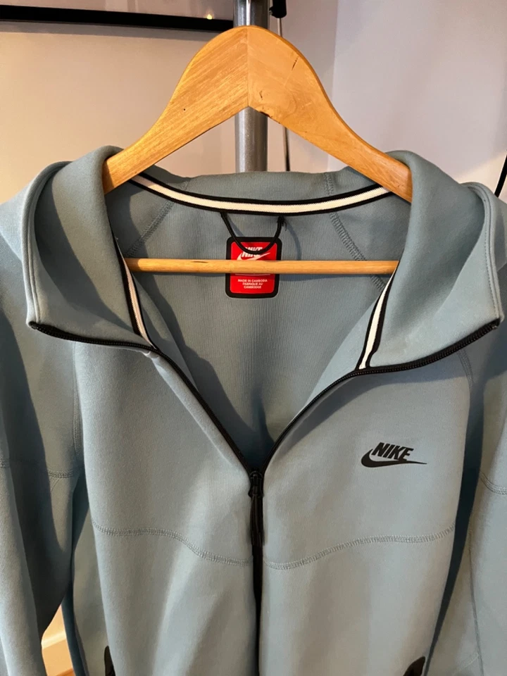 NIKE Tech Fleece Windrunner FB7921-484 Hoodie Jacket Blue - XL - Zip Pockets - Image 3 of 4