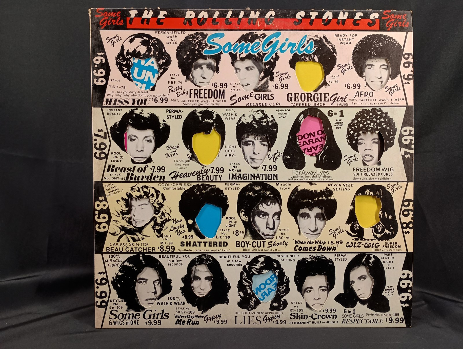 ROLLING STONES - Some Girls COC-39108 LP die-cut cover Miss You