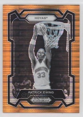 2024-25 Panini Prizm Draft Picks Orange Pulsar 38/49 Patrick Ewing #20 HOF 1g40