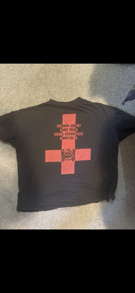 SLAYER 1992 年欧洲巡回赛衬衫 XL Brockum 标签 — 第 2/3 张图片