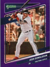 2021 Donruss #79 Josh Donaldson Holo Purple 