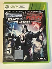 WWE SmackDown vs. Raw 2011 (Microsoft Xbox 360, 2010) - Limited Edition -No Man